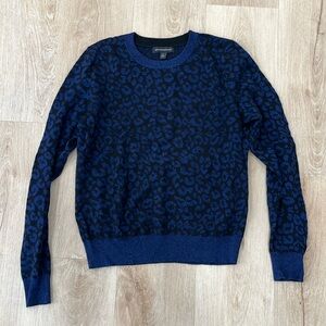 Banana Republic Shimmer Leopard Sweater
